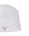 Kissy Kissy Hand Embroidered Hat || Pink Sheep