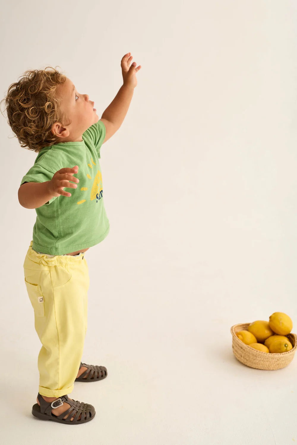 Soft Slub Cotton T-Shirt || Green