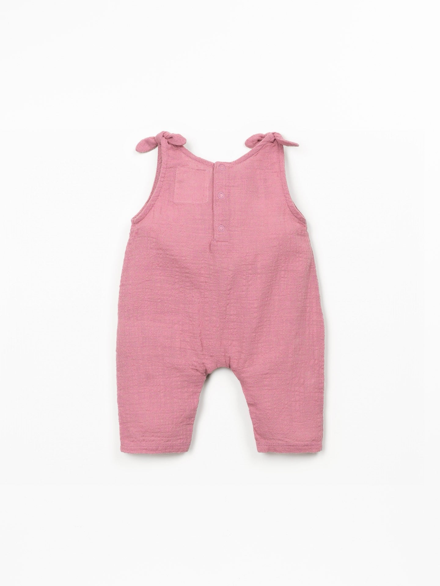 Play Up Organic Cotton Baby Pocket Jumpsuit || Berry