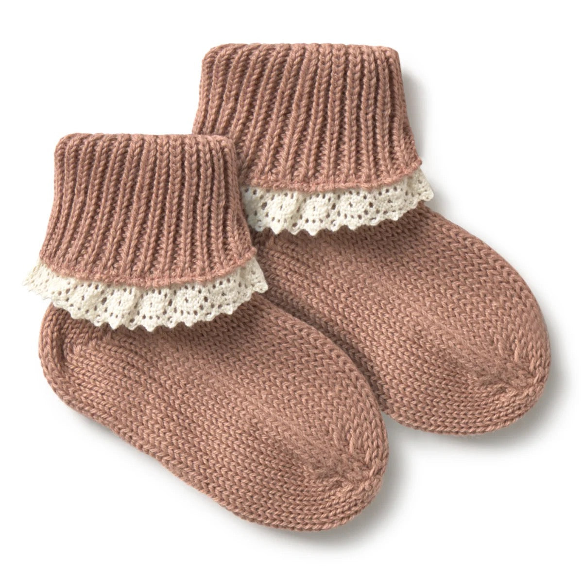 Li & Me Fleur Knit Socks || Candy