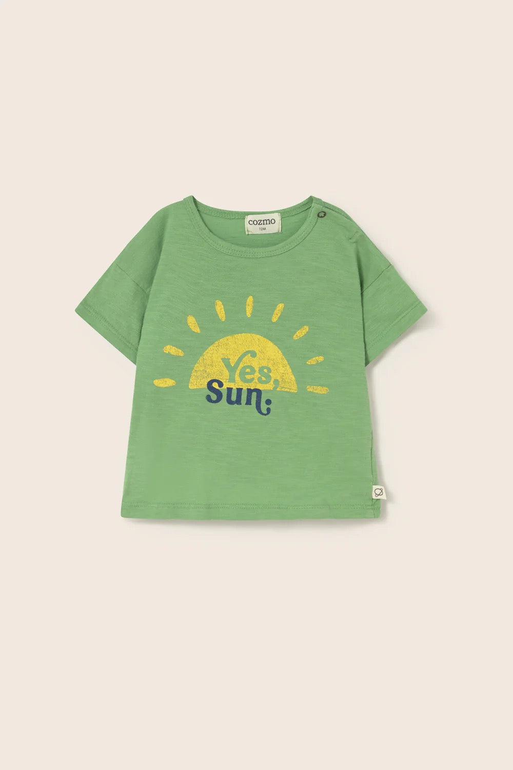 Soft Slub Cotton T-Shirt || Green