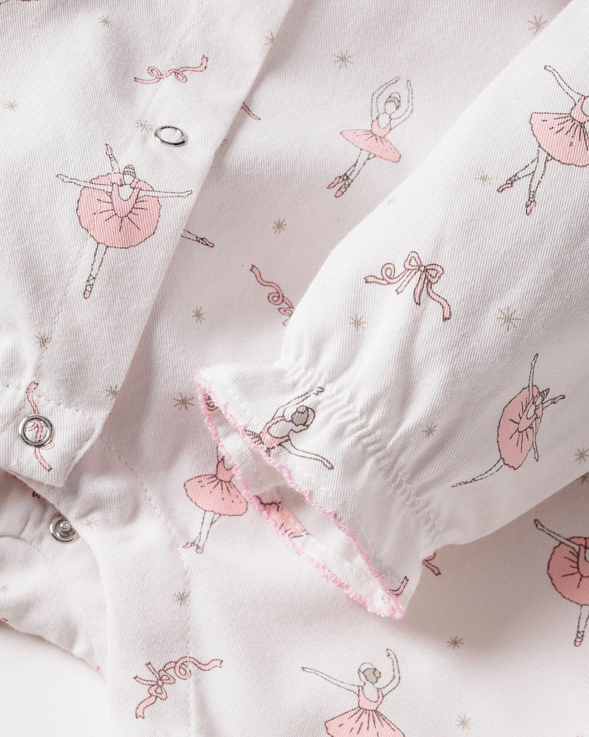Petite Plume Baby's Twill Madeline Romper || Sugar Plum Fairy