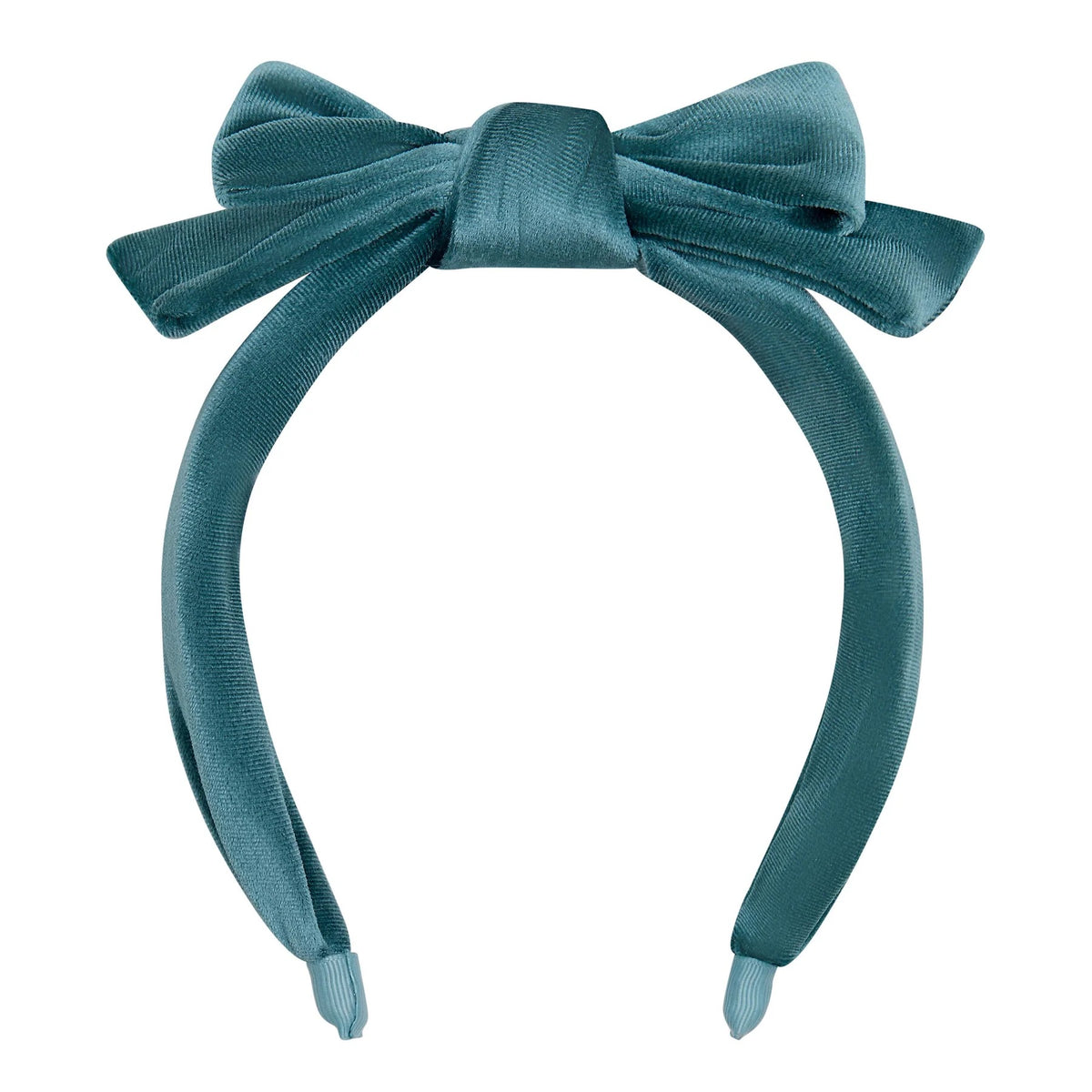 Mimi and Lula Velvet Headbow || Teal