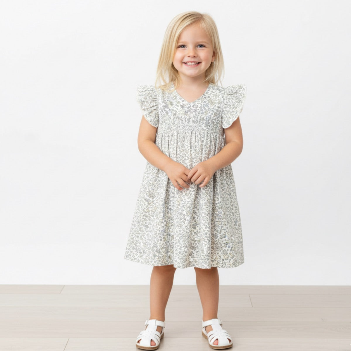 Make Make Organics Flutter Dress || Tulle Floral