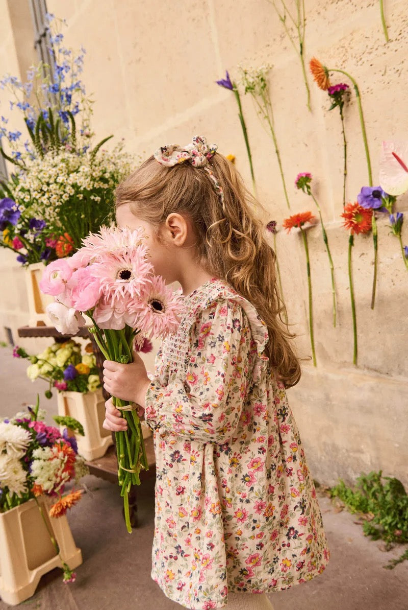 Saralou Dress || Cream Wildflowers