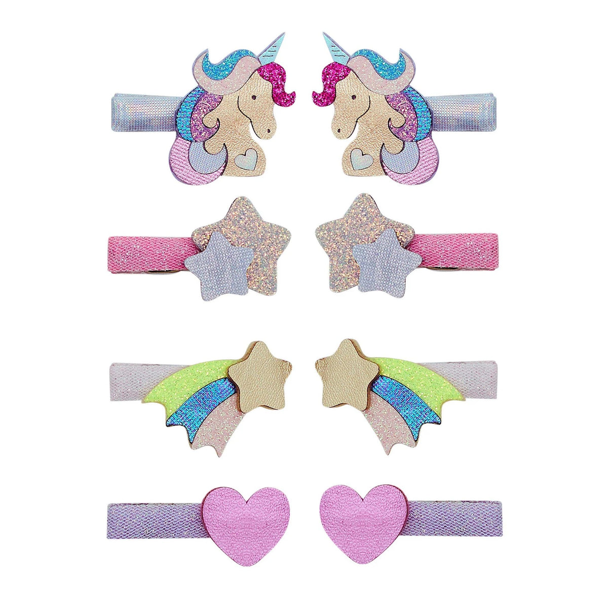 Mimi and Lula Unicorn Salon Hair Clips