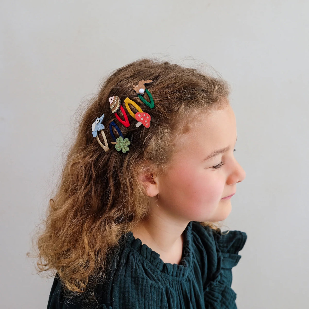Mimi and Lula Woodland Pals Mini Hair Clips