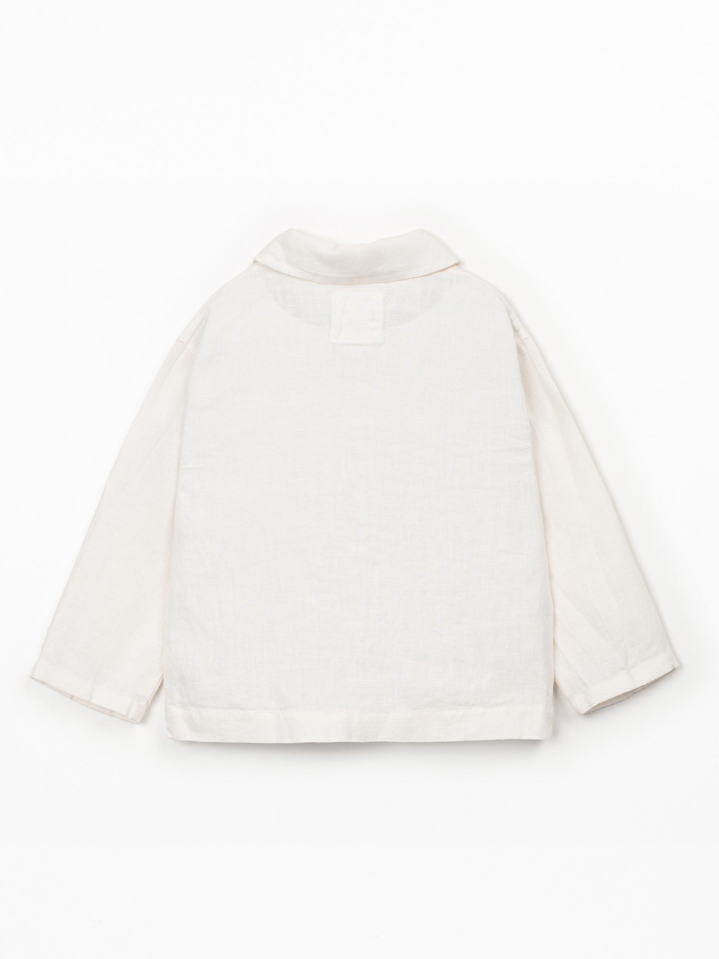 Play Up Boys Linen Shirt || Creamy White