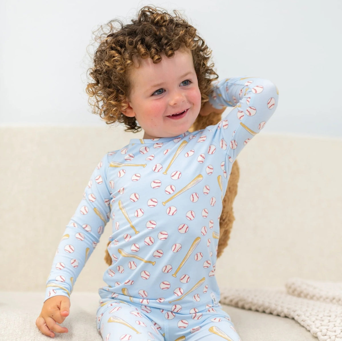 Sweet Bamboo Big Kid Pajamas || Little Slugger