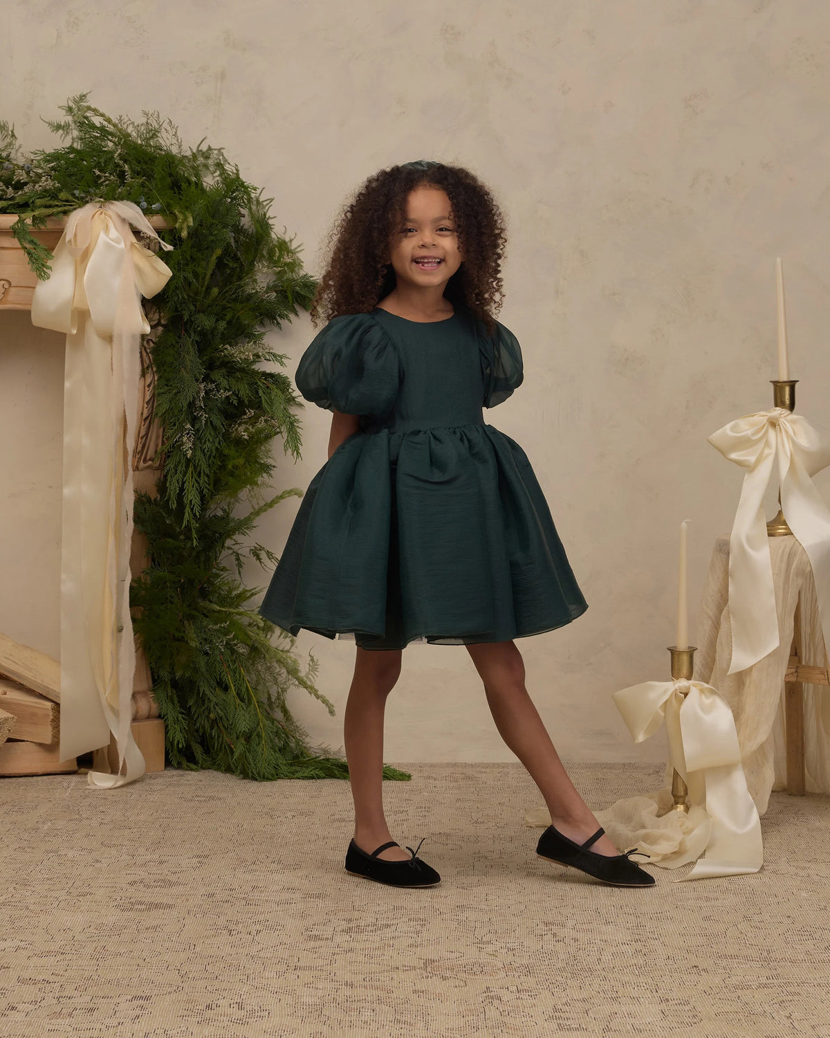 Noralee Sophia Dress || Green Shimmer