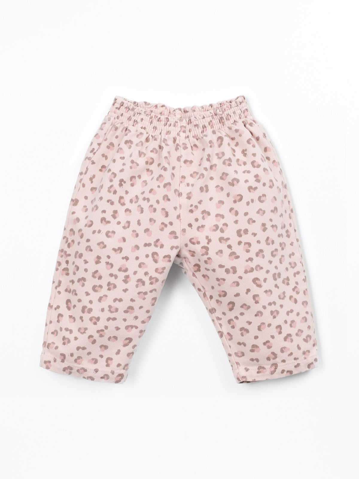 Play Up Twill Trouser || Pink Leopard