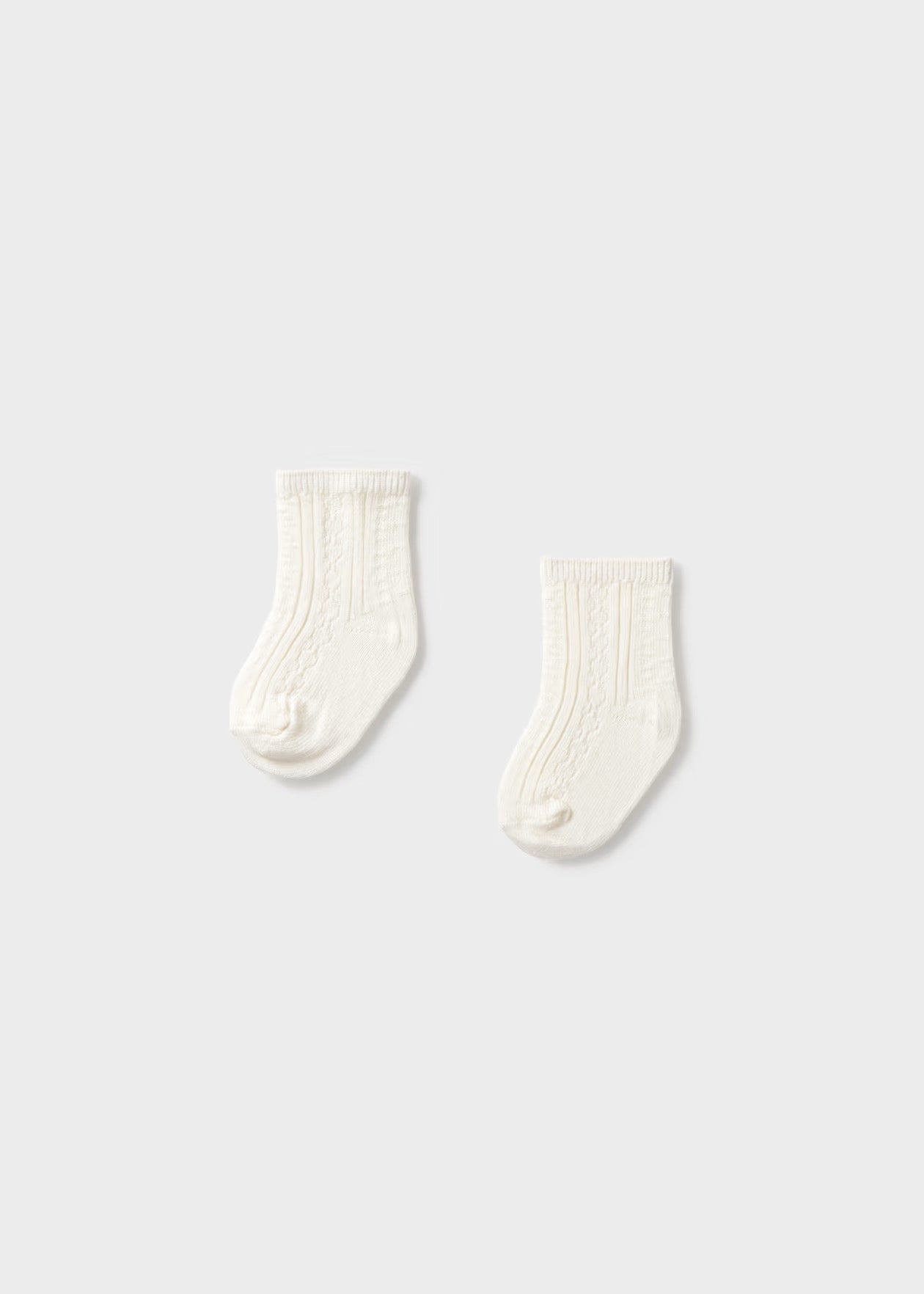 Mayoral Newborn 2-Pack Socks || White