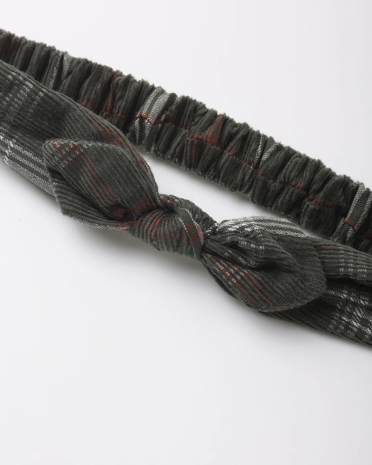 Rylee + Cru Baby Bow Headband || Holiday Plaid