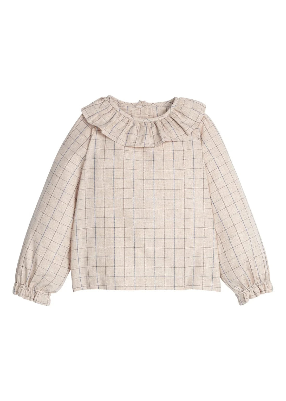 Little English Bespoke Blouse || Durham Windowpane