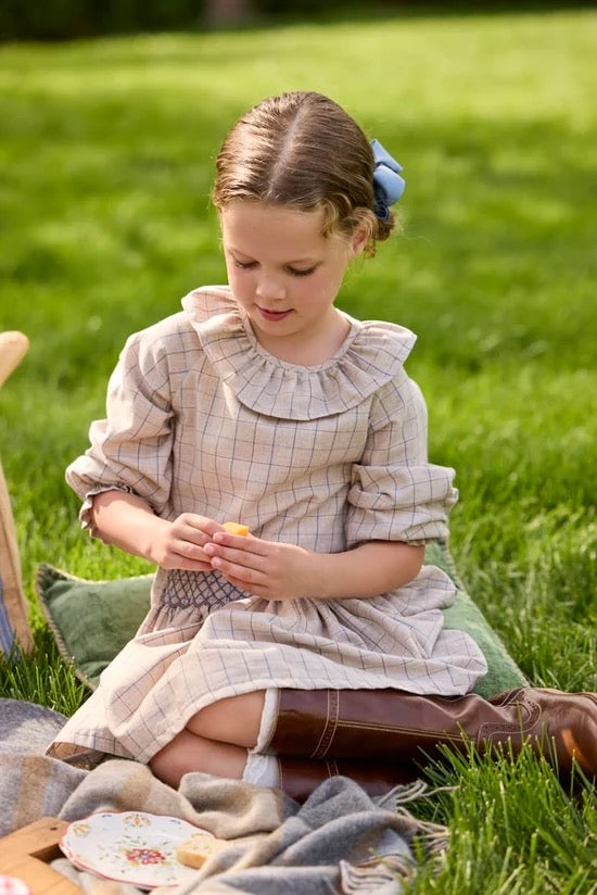 Little English Bespoke Blouse || Durham Windowpane