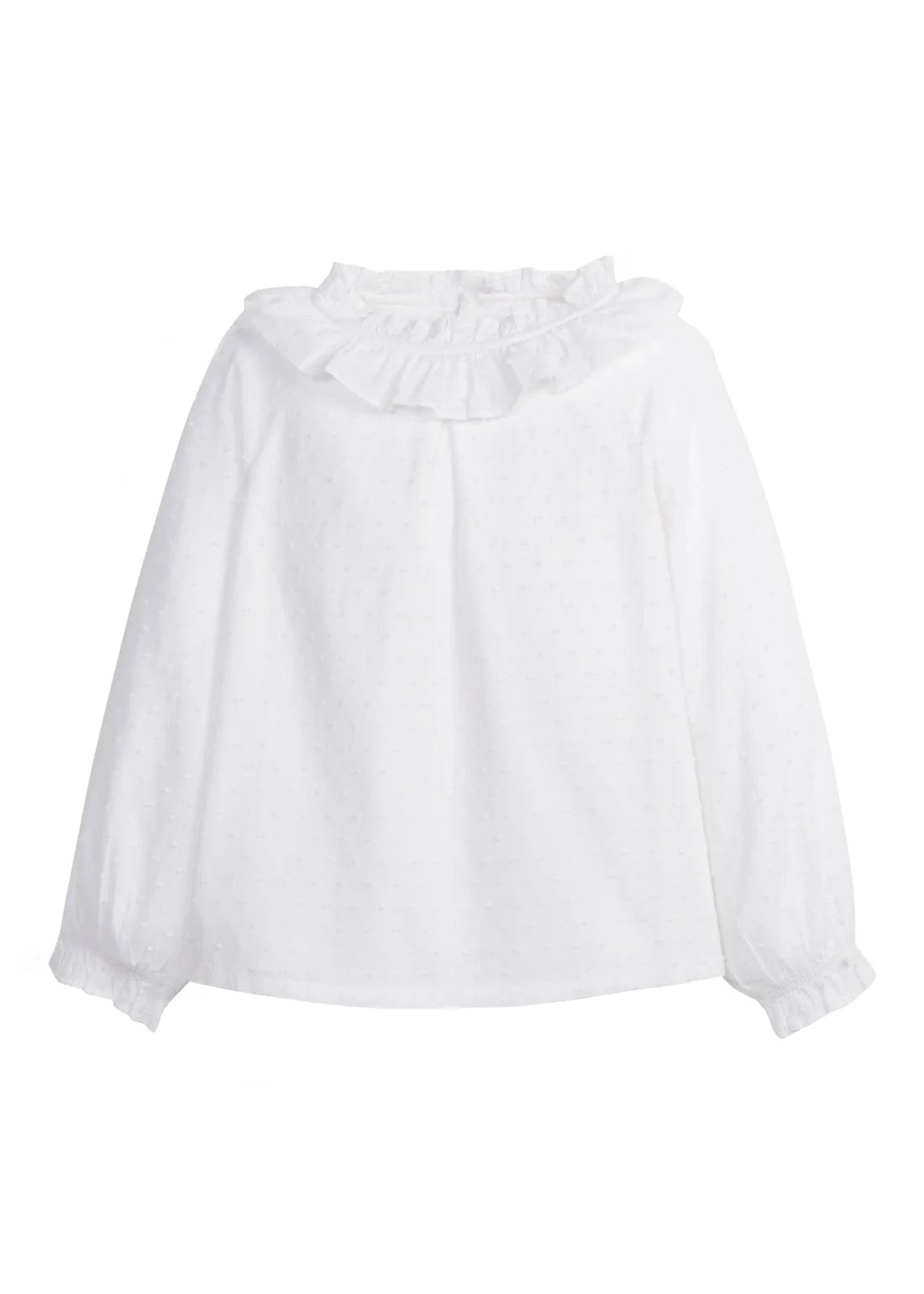Little English Lauren Blouse || Ivory