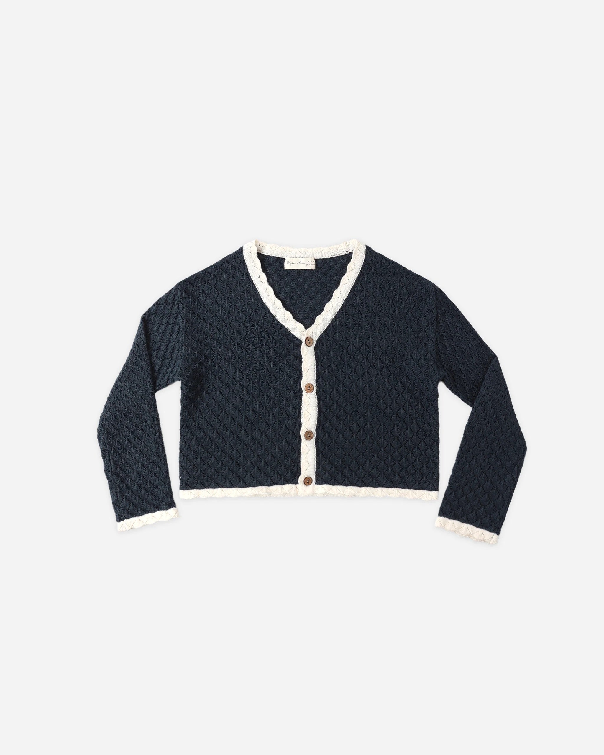 Rylee + Cru Ella Cardigan || Navy