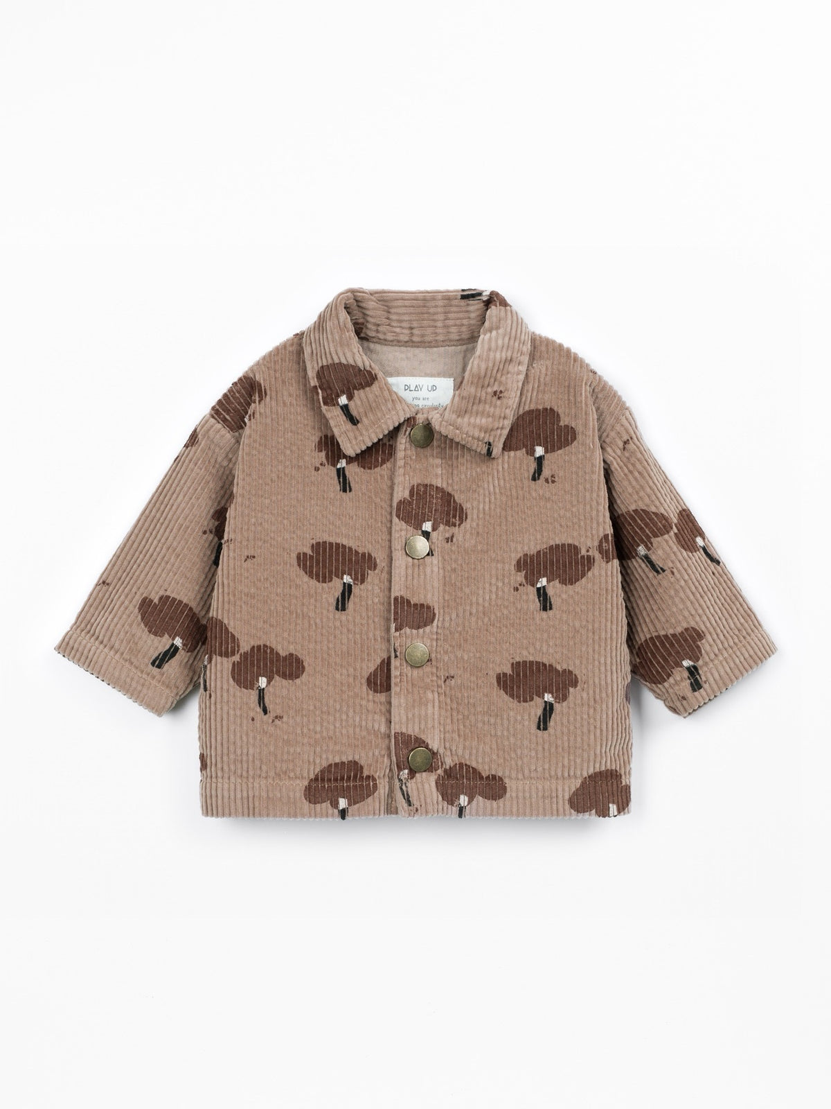 Play Up Corduroy Shirt || Light Brown Tree