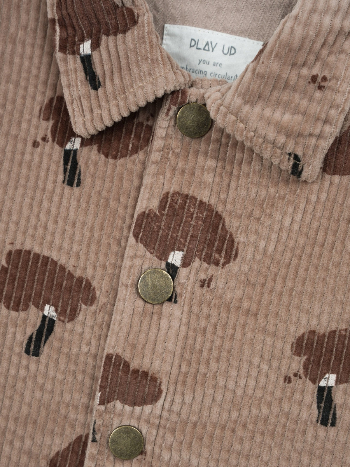 Play Up Corduroy Shirt || Light Brown Tree
