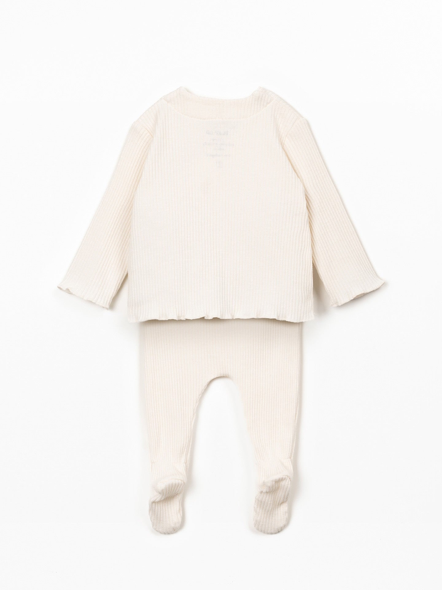 Play Up Organic Cotton Kimono + Pant Set || Ecru