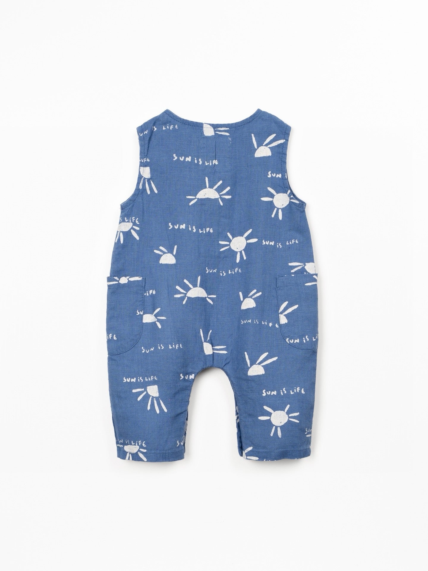 Play Up Boys Printed Linen Jumpsuit || Sun
