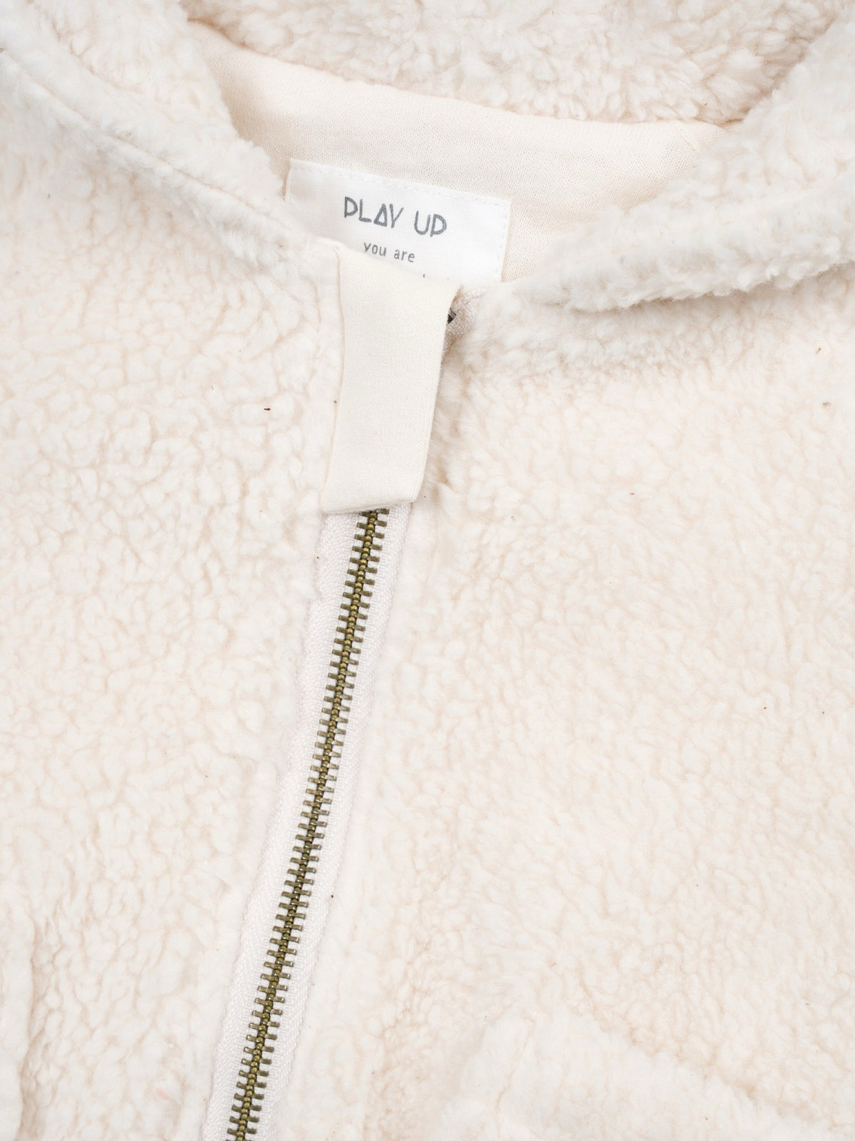 Play Up Fur Coat with Jersey Lining || Beige