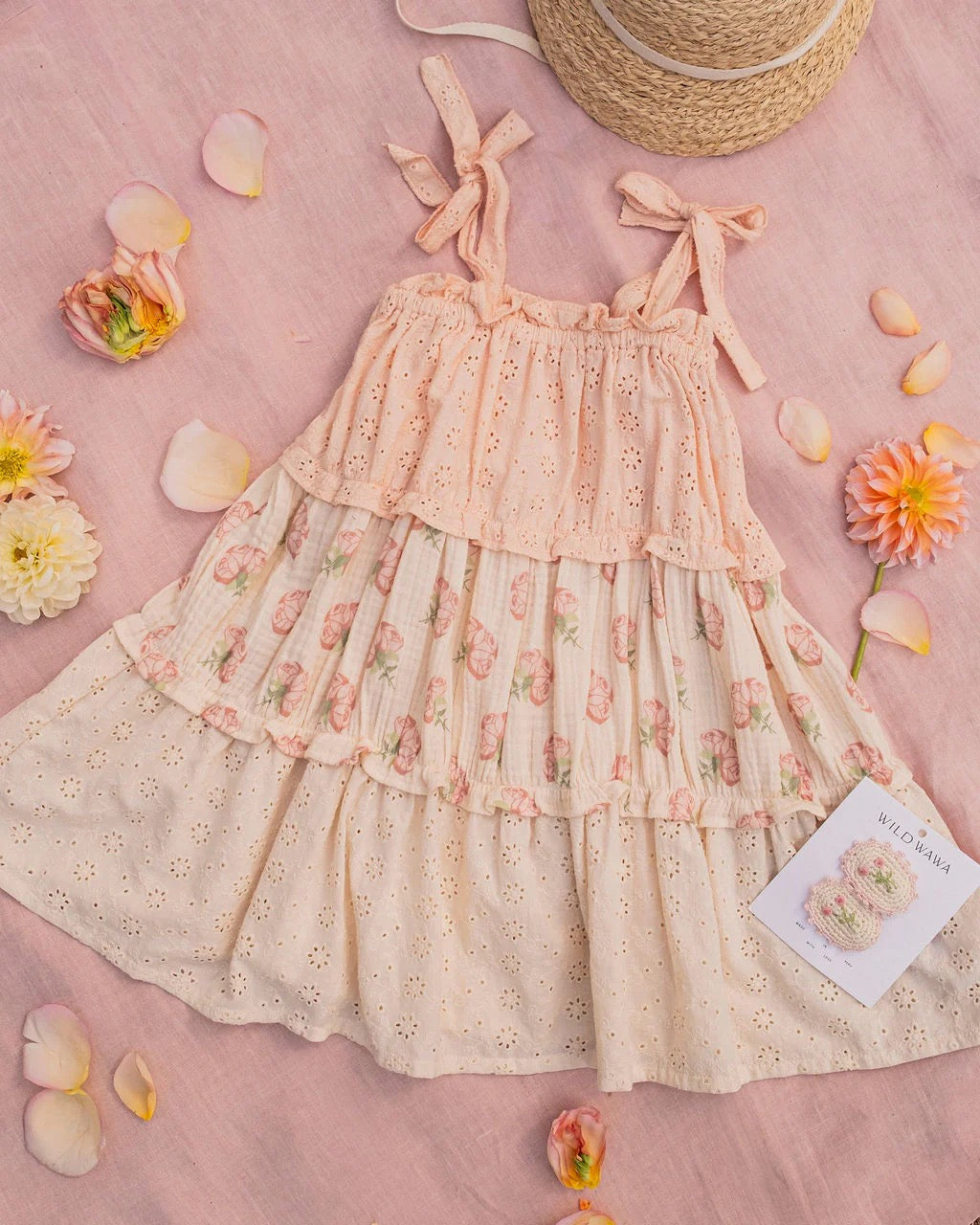 Wild Wawa Amber Dress || Pink Rose