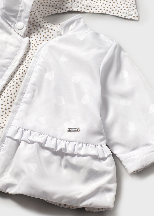 Mayoral Baby White Reversible Windbreaker