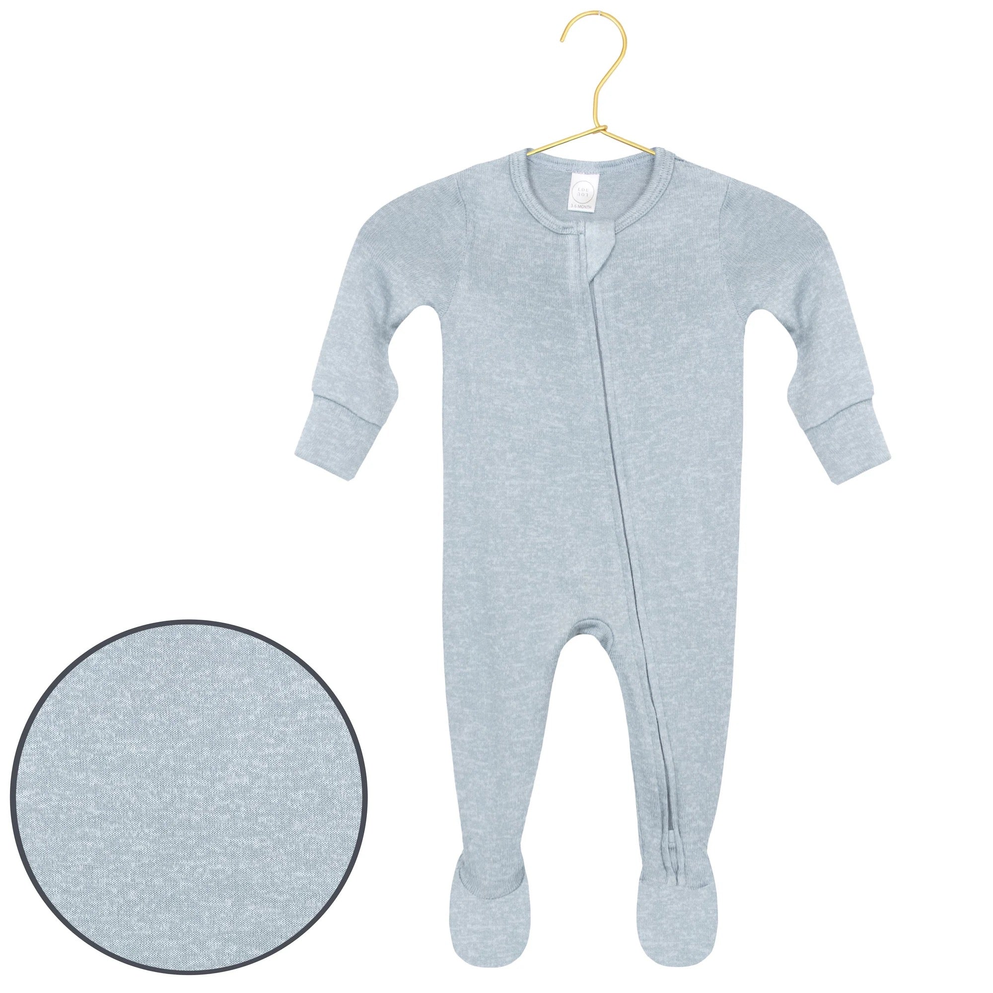 Lou Lou and Company Zipper Footies || Miller Plush Knit