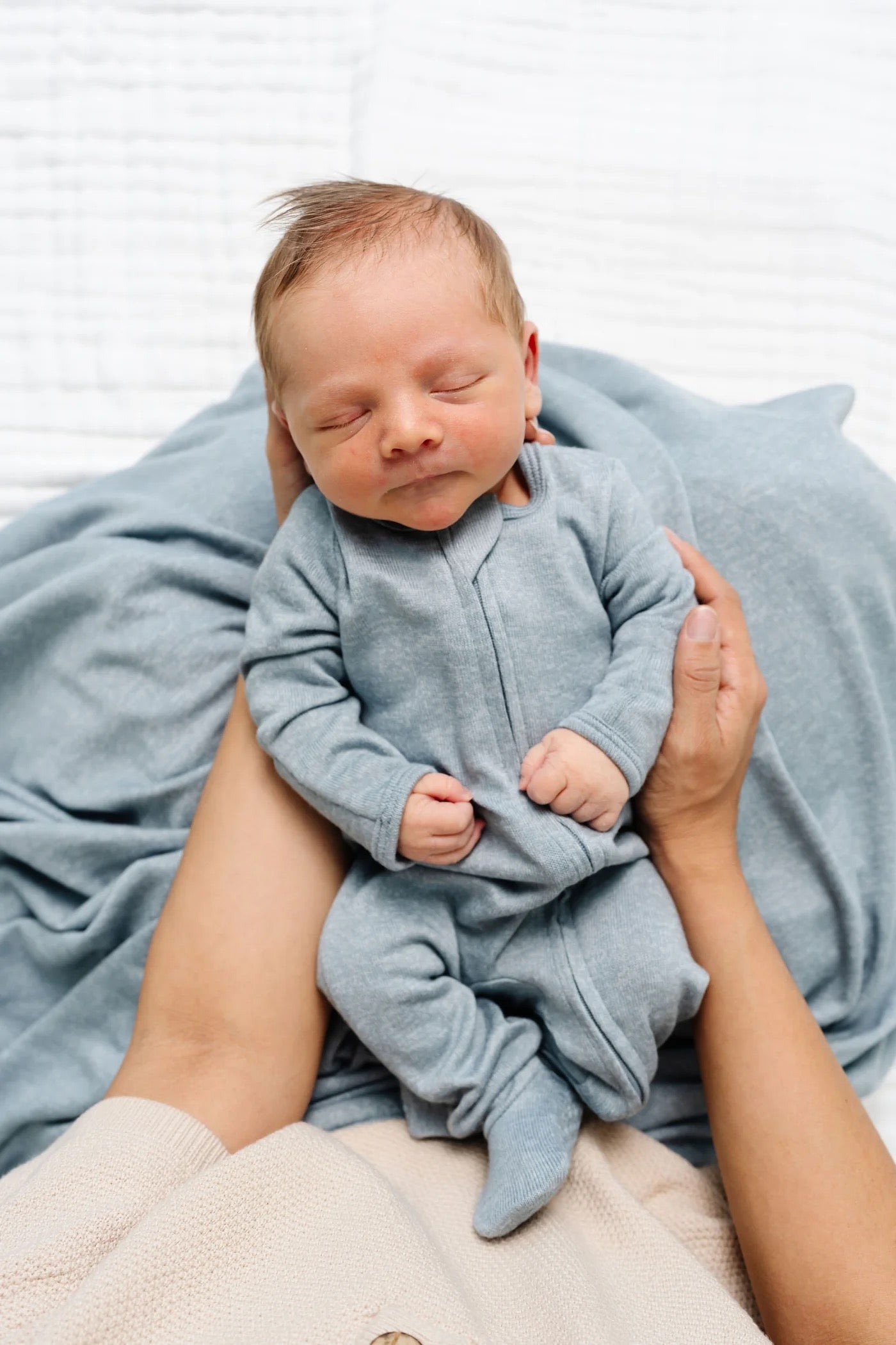 Lou Lou and Company Zipper Footies || Miller Plush Knit