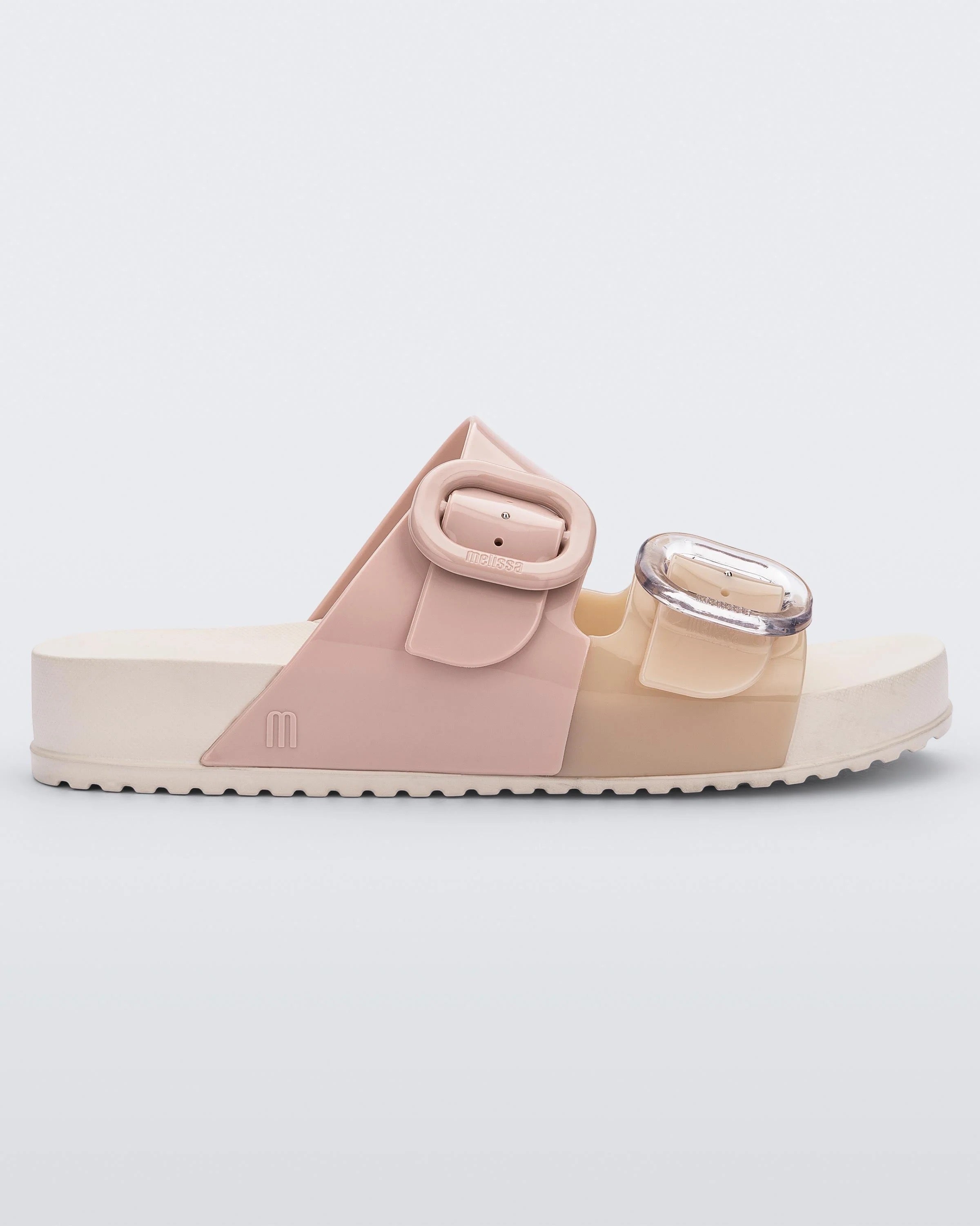 Mini Melissa Cozy Slide || Pink/Beige