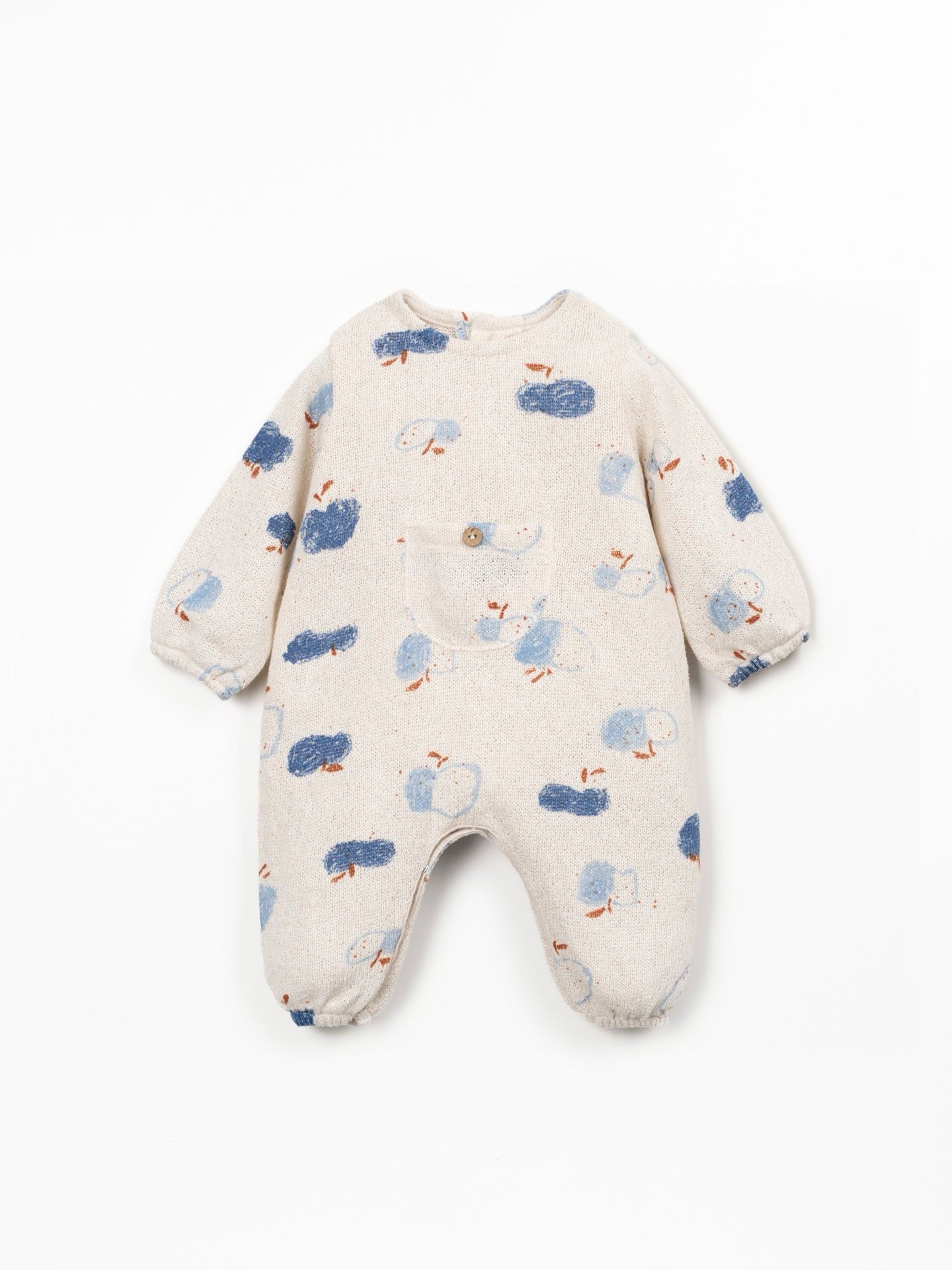 Play Up Jersey Jumpsuit || Blue Apples