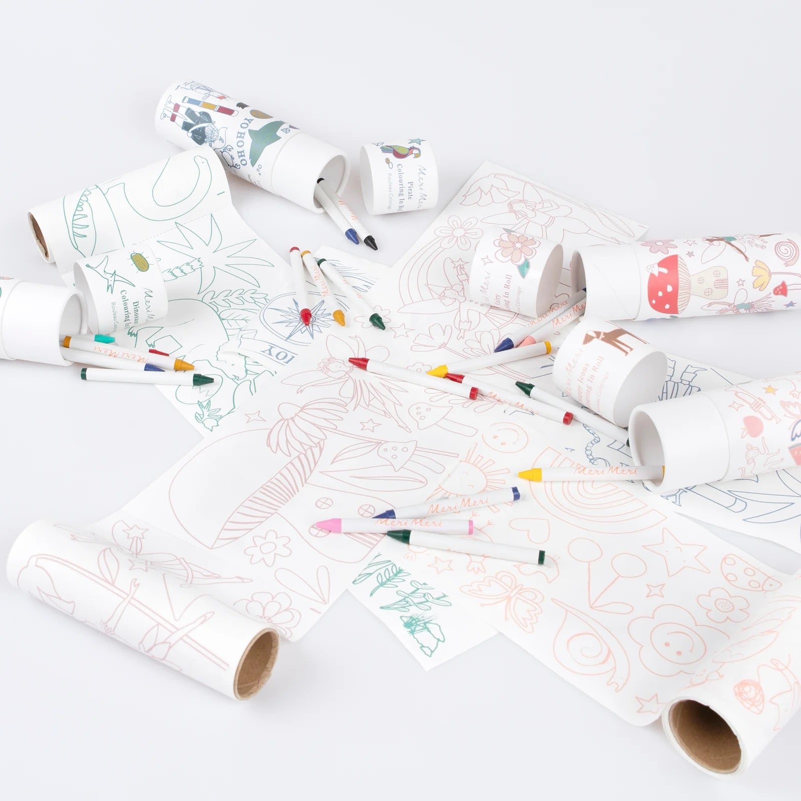 Happy Icons Coloring Roll