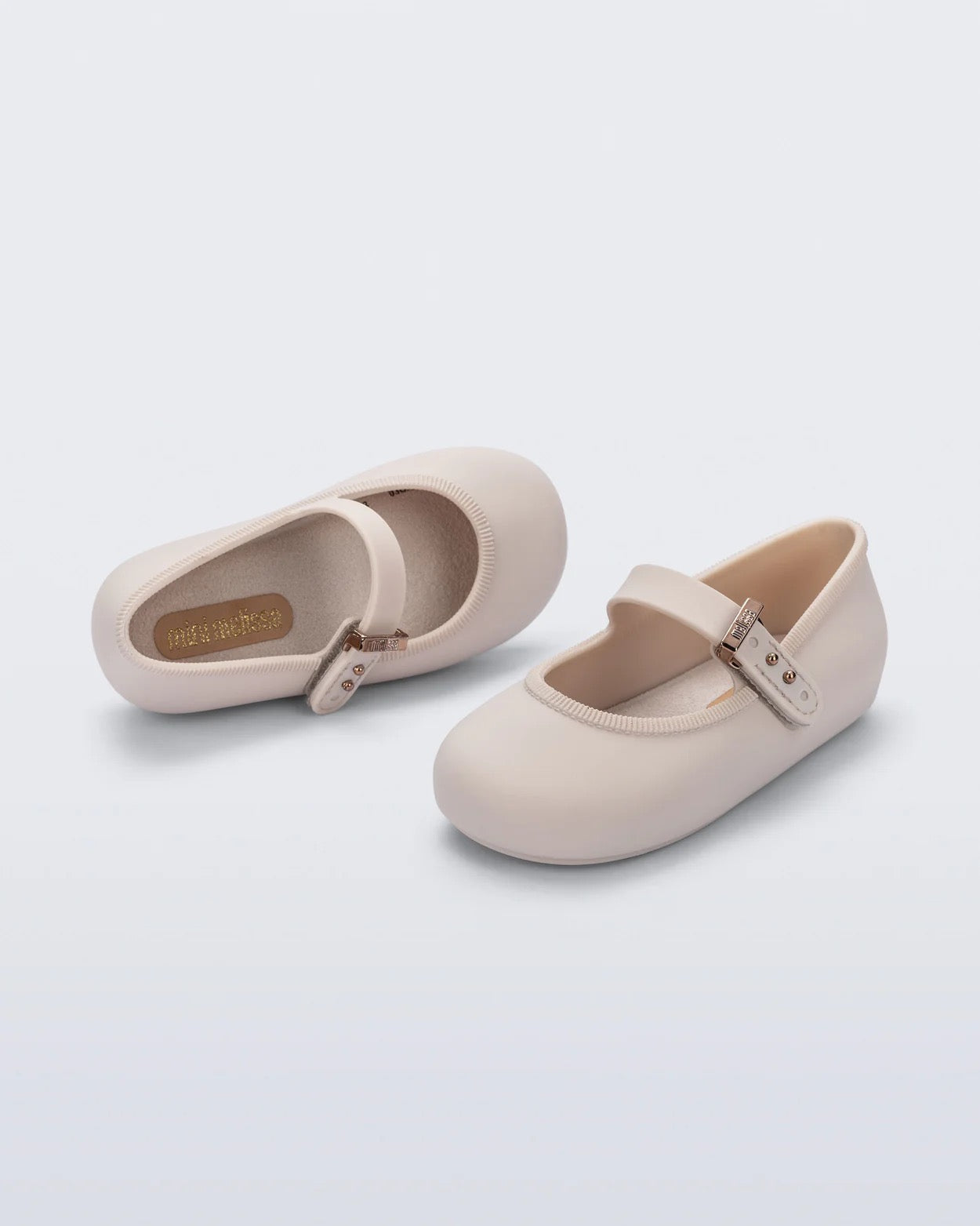 Mini Melissa Soft Ballerina Flat || Beige