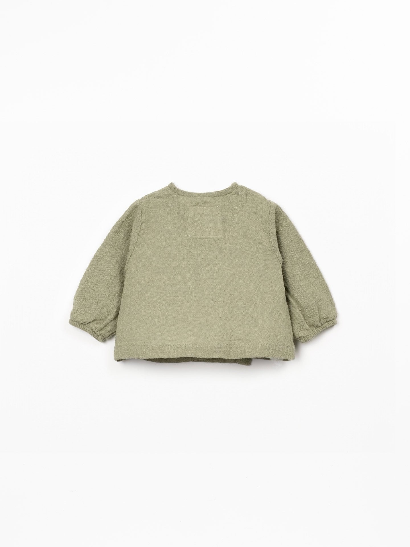 Play Up Cotton Kimono Style Top || Khaki Green
