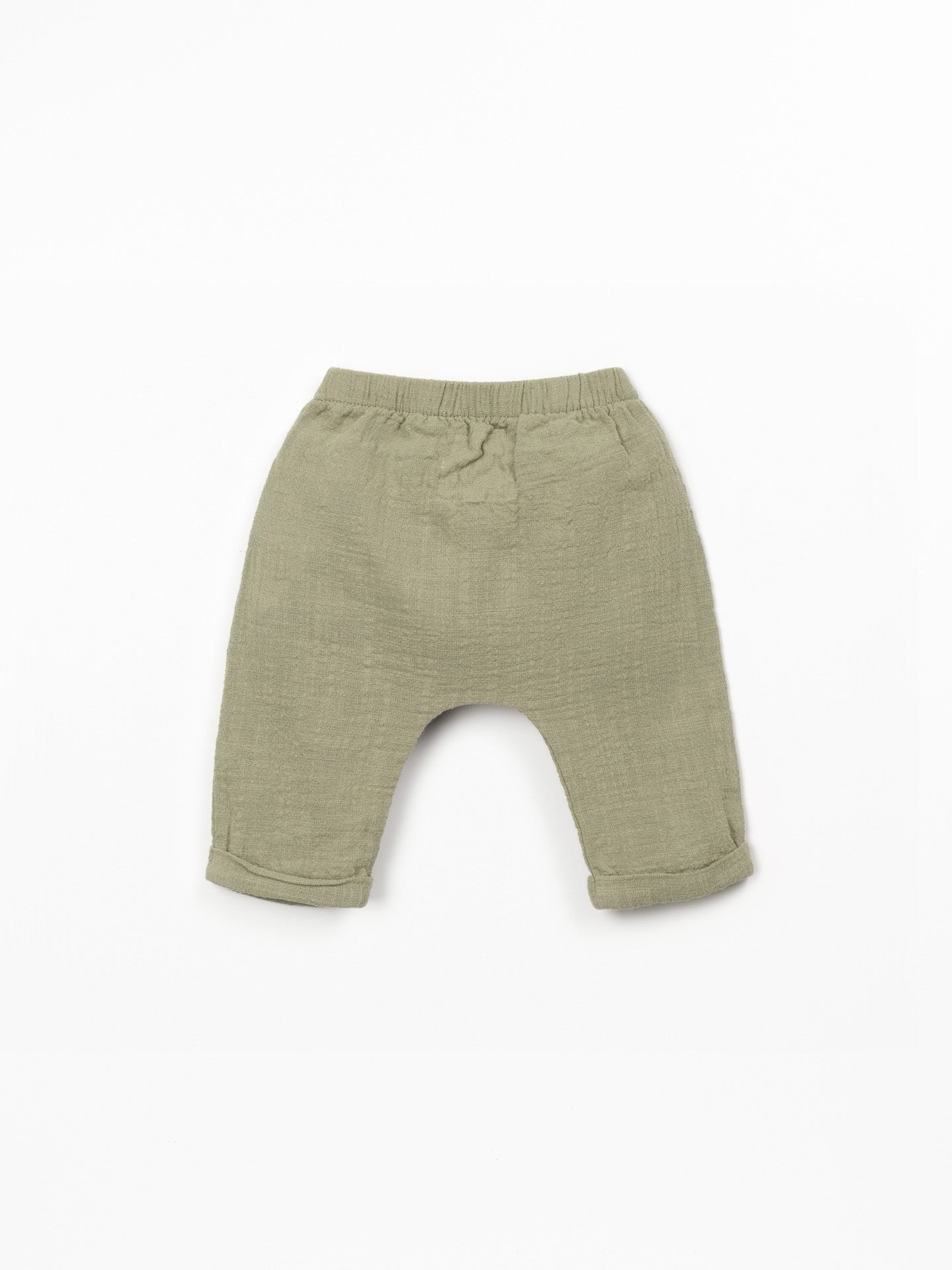 Play Up Organic Cotton Trousers || Khaki Green