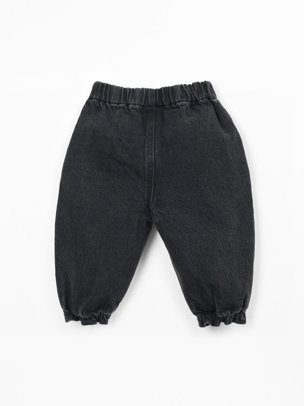 Play Up Denim Pants || Black