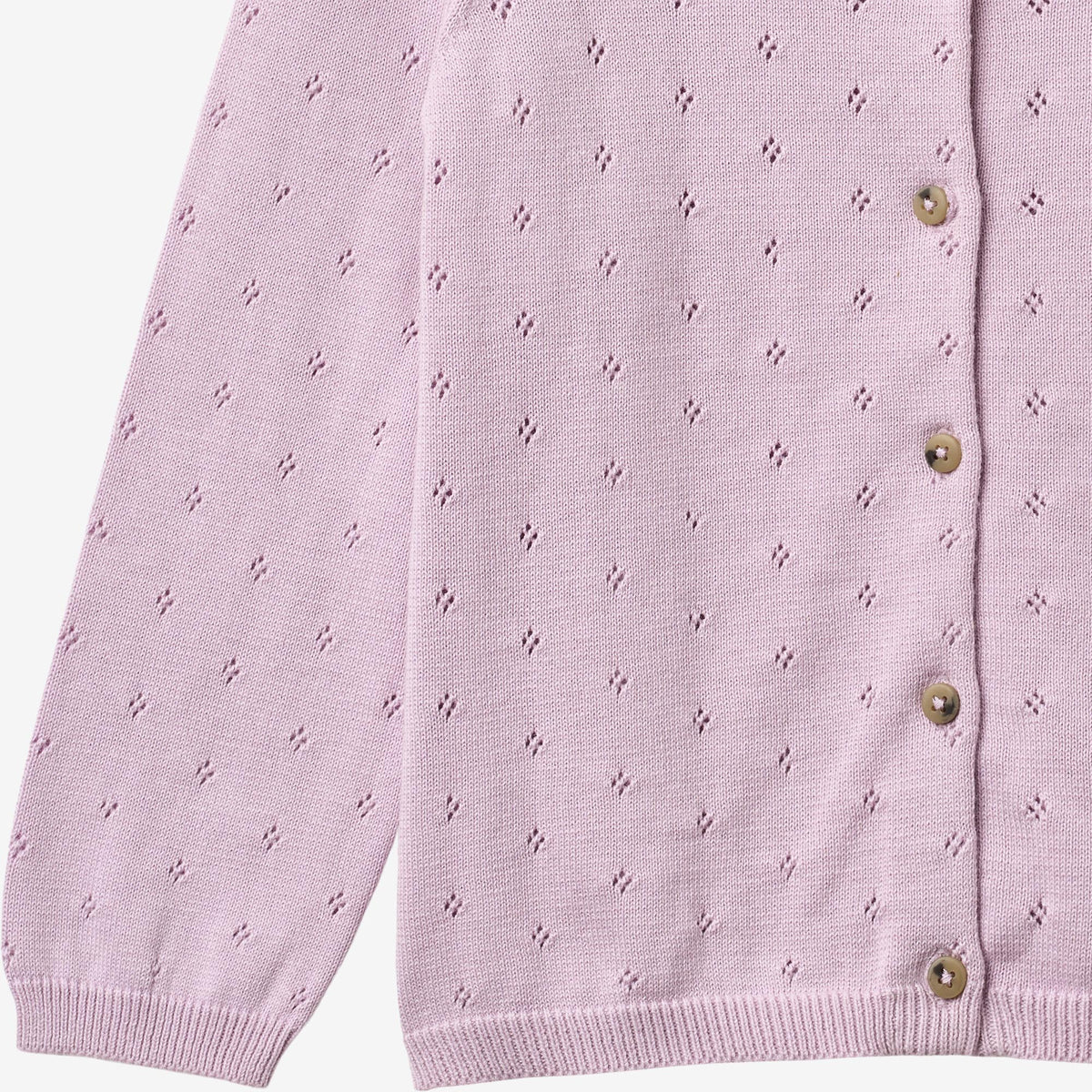Wheat Knit Cardigan Maia || Lavender