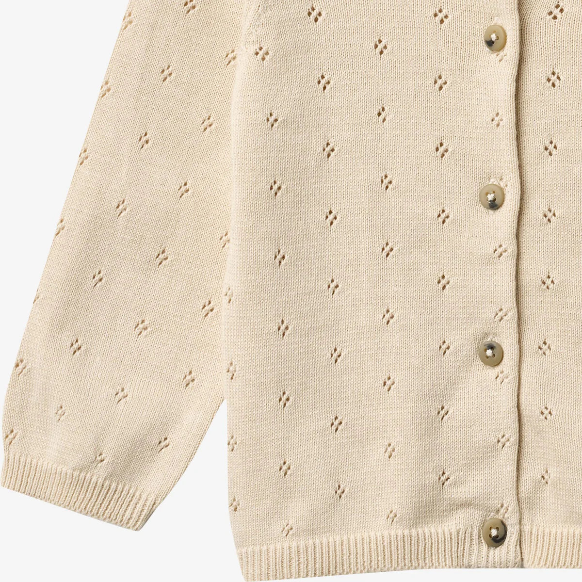 Wheat Knit Cardigan Maia || Sandshell