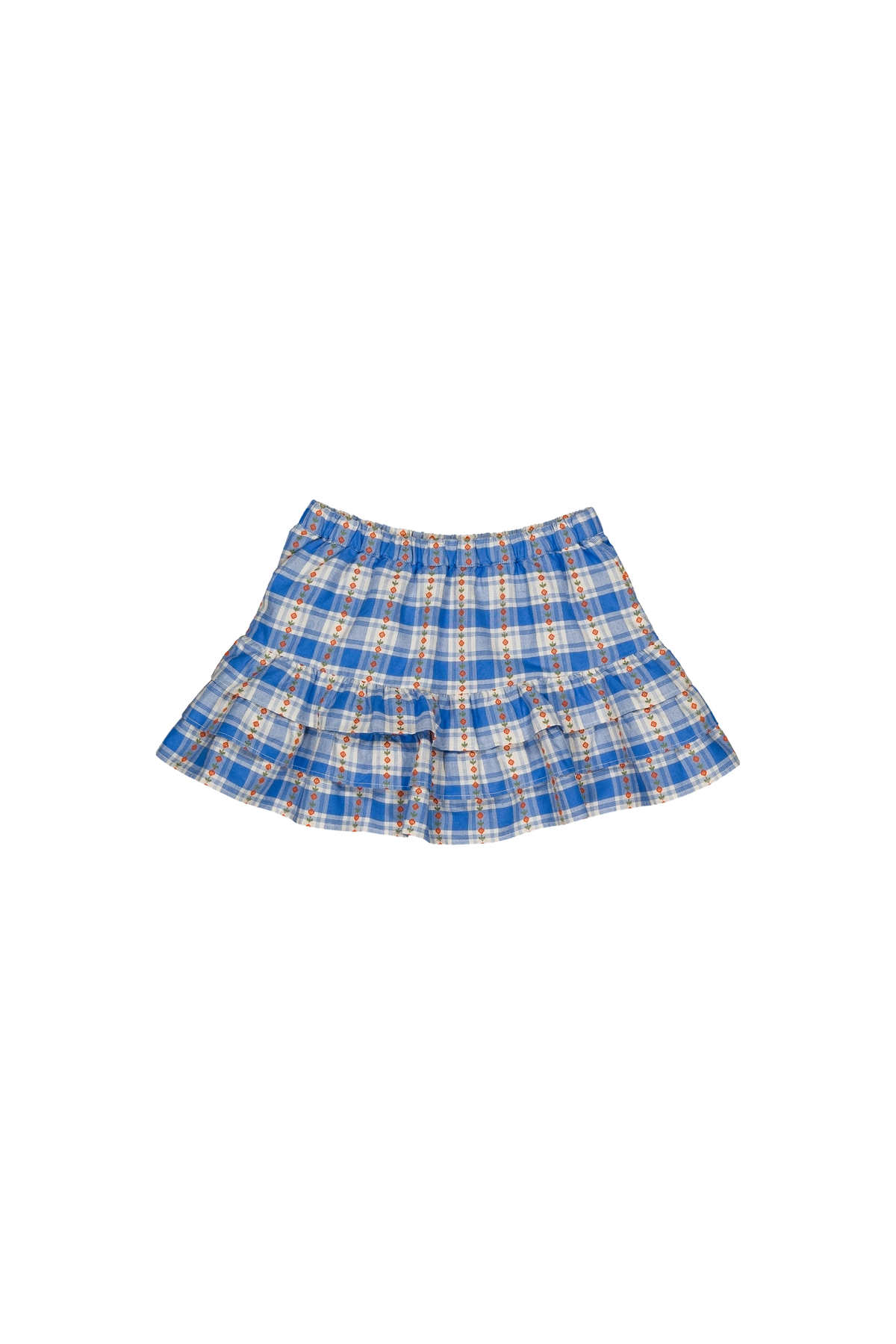 Lea Skirt || Blue Check