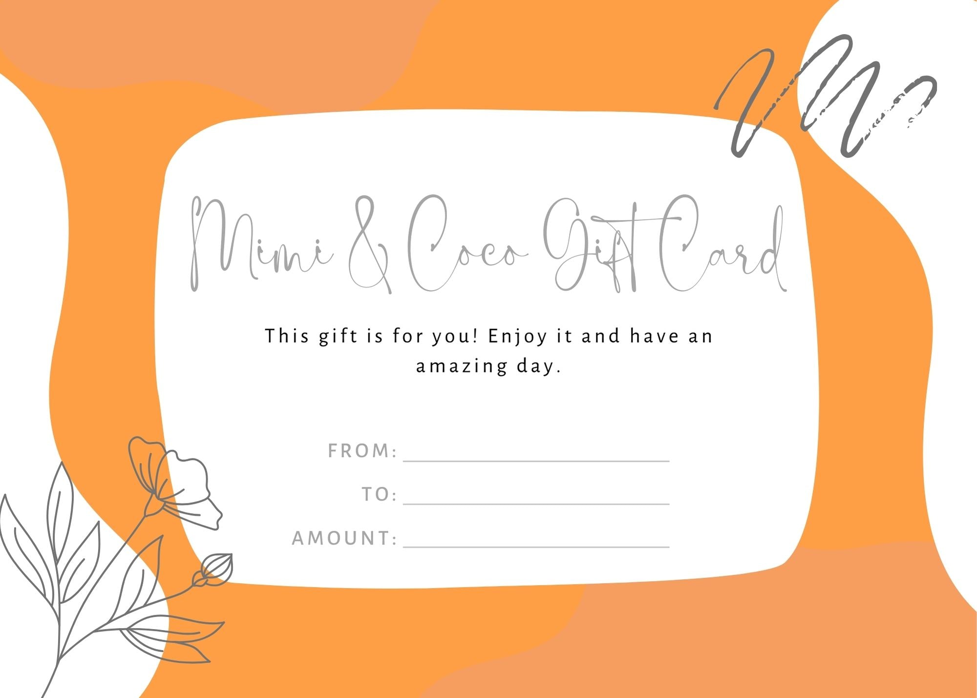 Mimi and Coco Gift Card