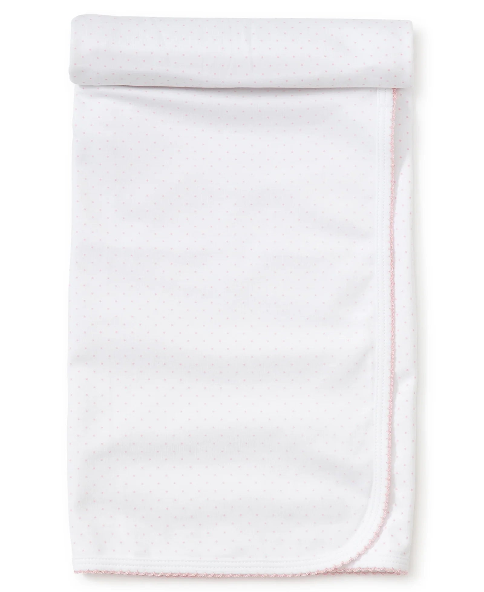 WHITE/PINK NEW KISSY DOT PRIMY BLANKET