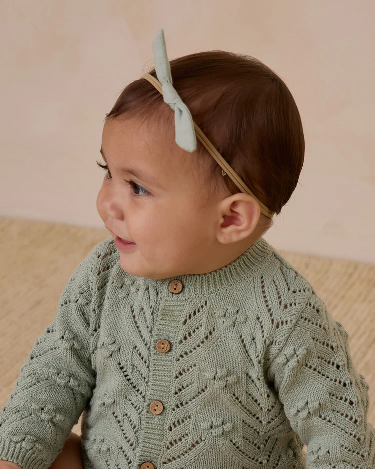 Knit Cardigan || Sage