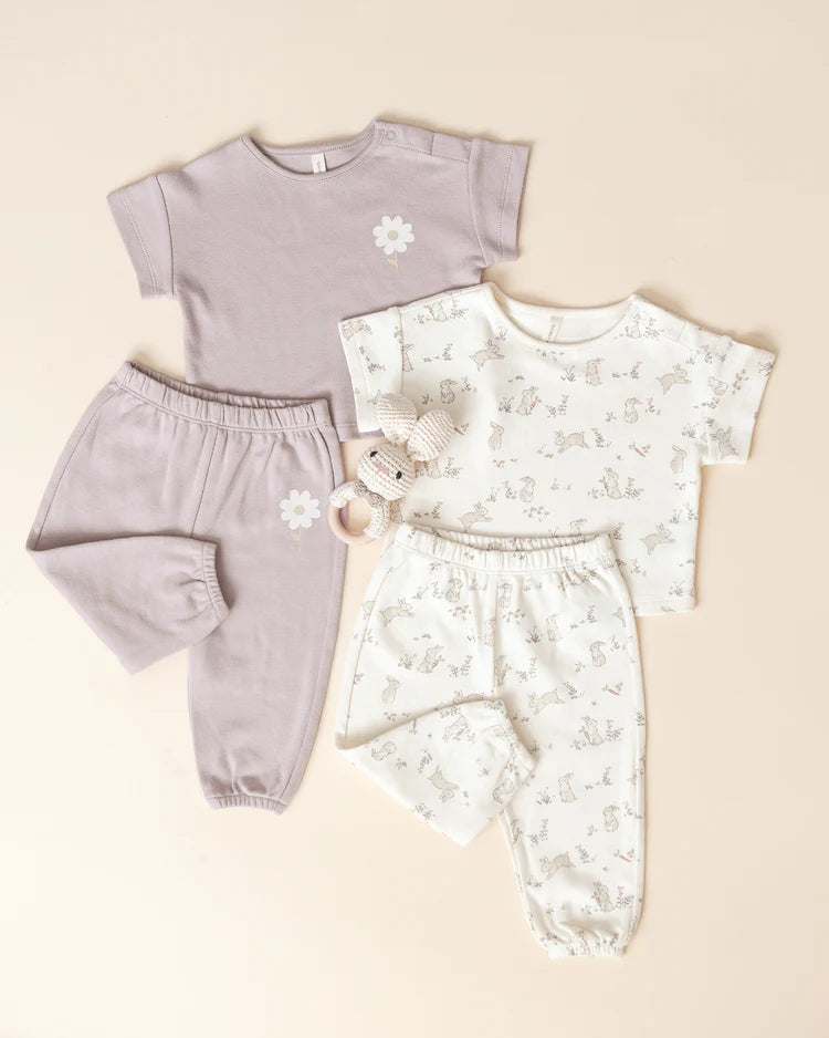 Jersey Tee + Pant Set || Daisy
