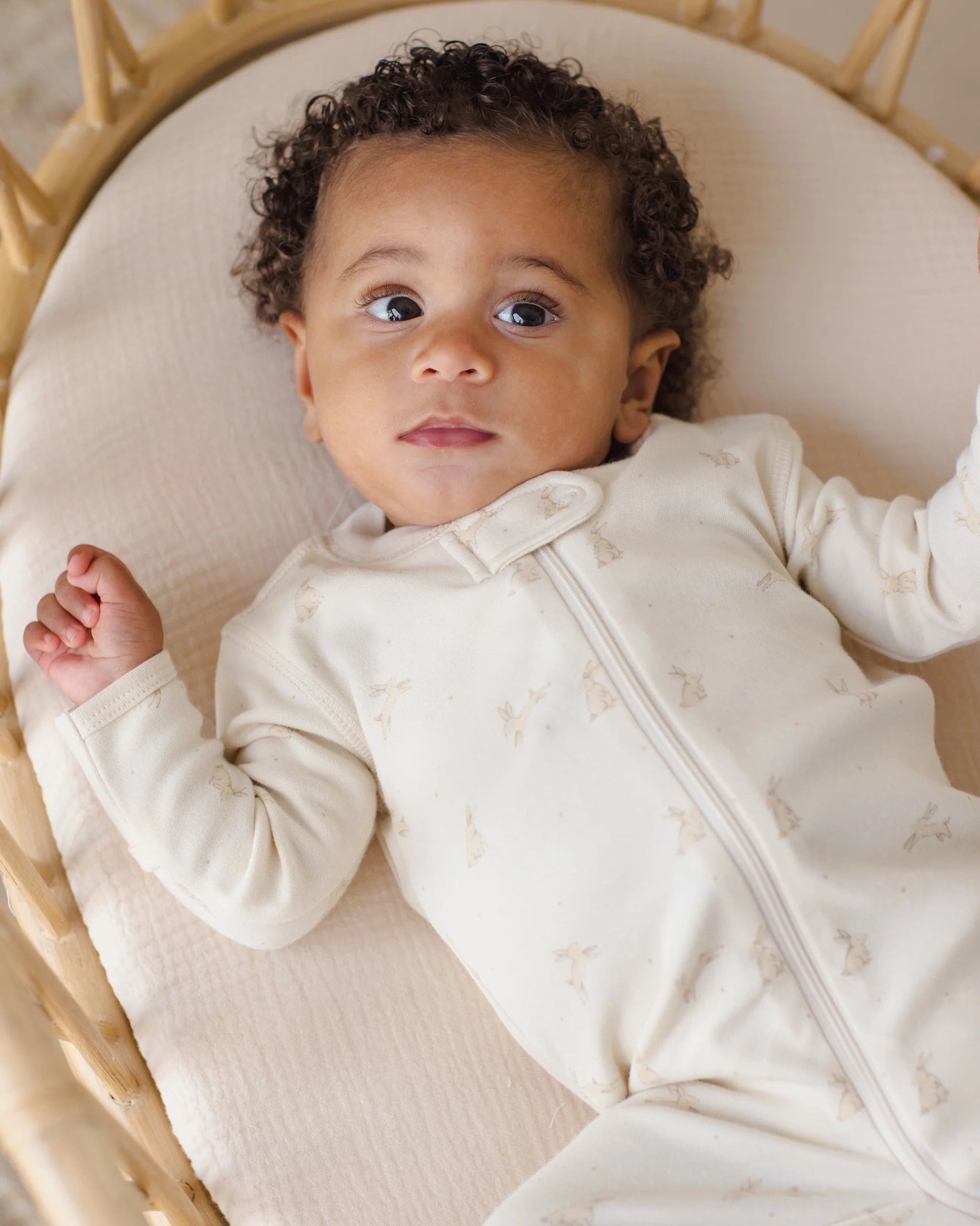 Zip Long Sleeve Sleeper Footie Bunnies