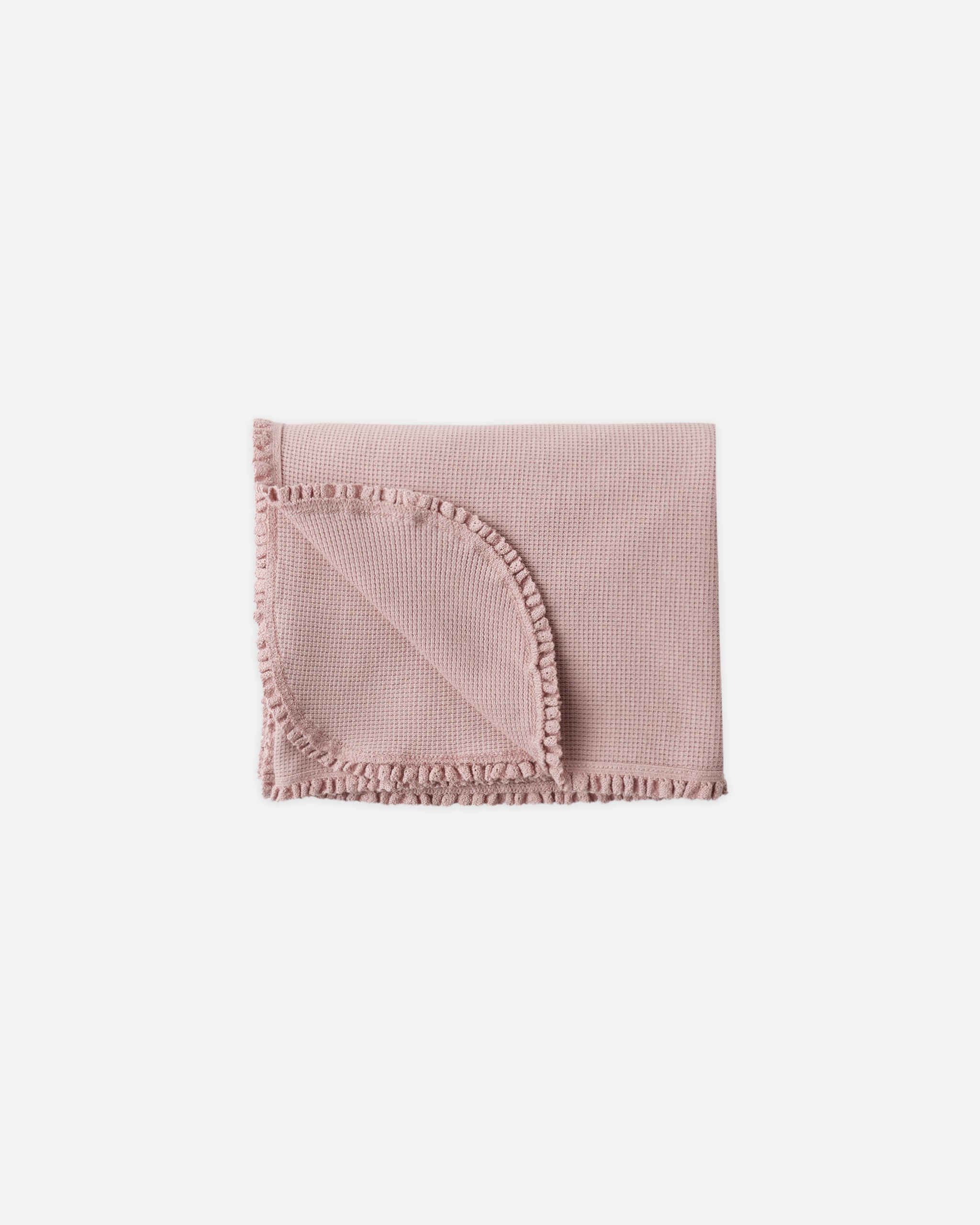 Waffle Baby Blanket || Mauve