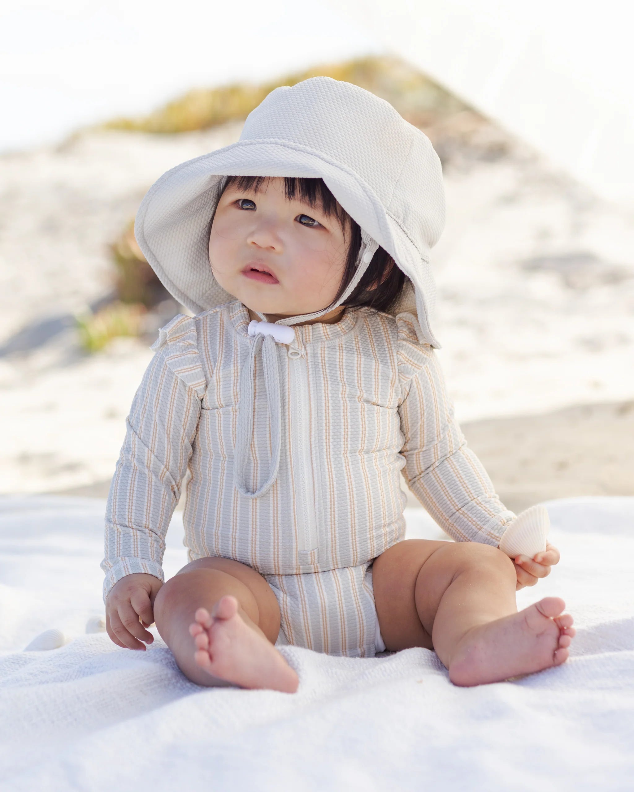 Btron Rashguard One-Piece Blue Stripe