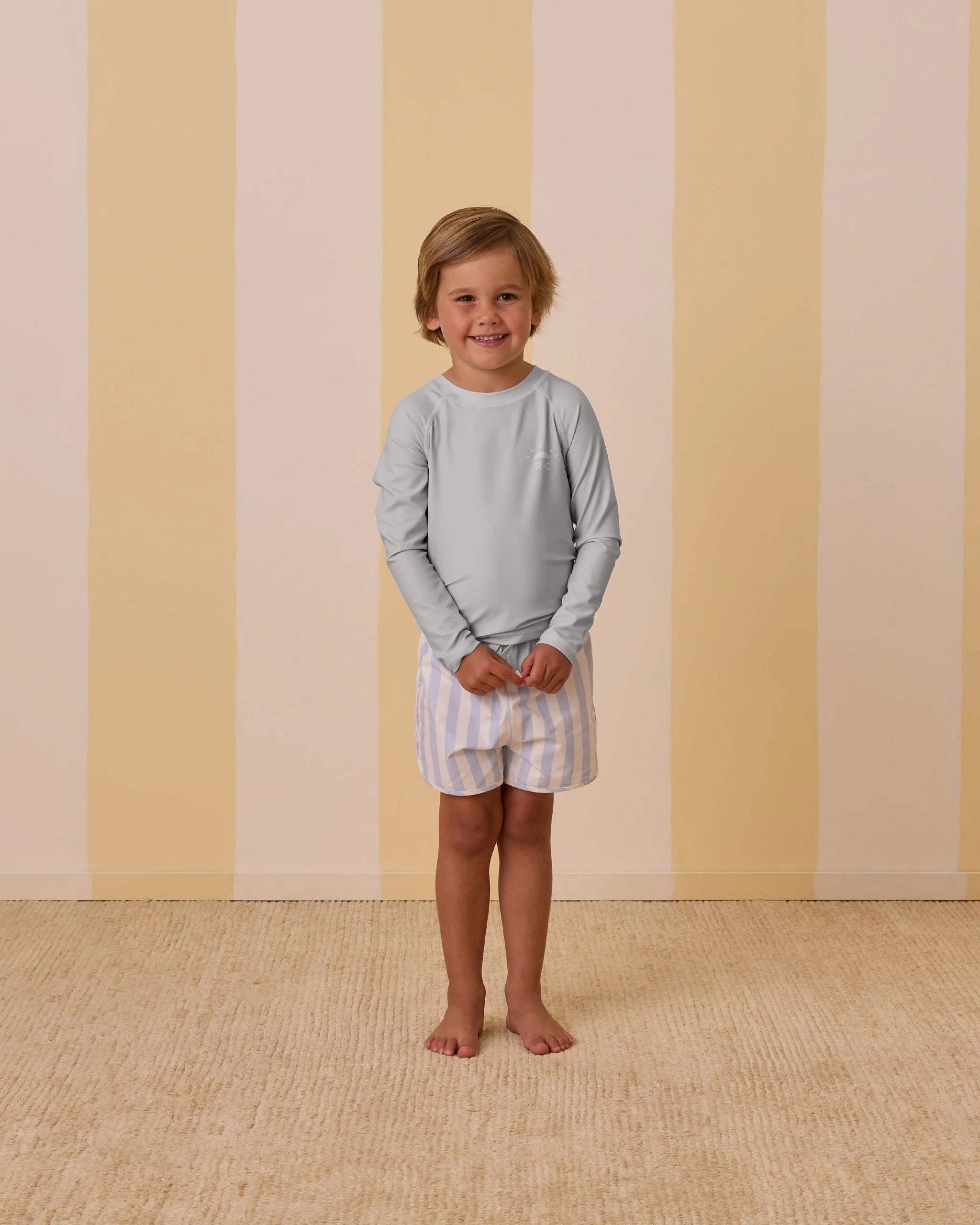 Swim Trunk || Blue Stripe