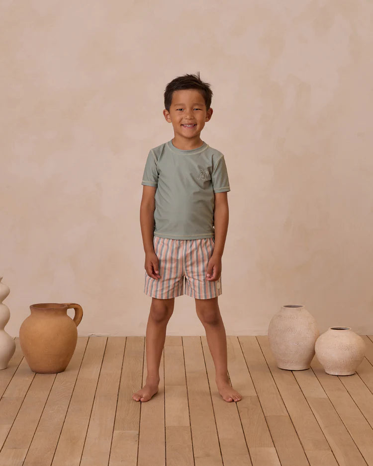 Rylee + Cru Boys Rashguard || Eucalyptus