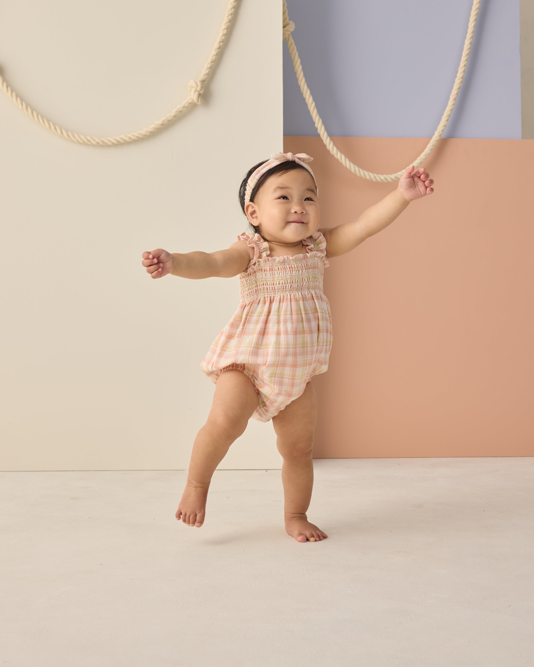 Rylee + Cru Julia Romper || Summer Plaid